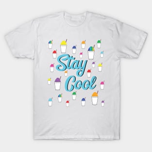 Stay Cool with Sweet Snowballs Rainbow Colour Colorful Travel New Orleans Nola Louisiana Spring Summer T-Shirt